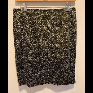Ann Taylor Animal Print Midi Career Skirt. Size 12​​​​​​​​​​​​​​​​​